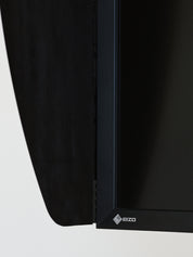 Eizo CG2700 with custom carbon fibre sun shade hood