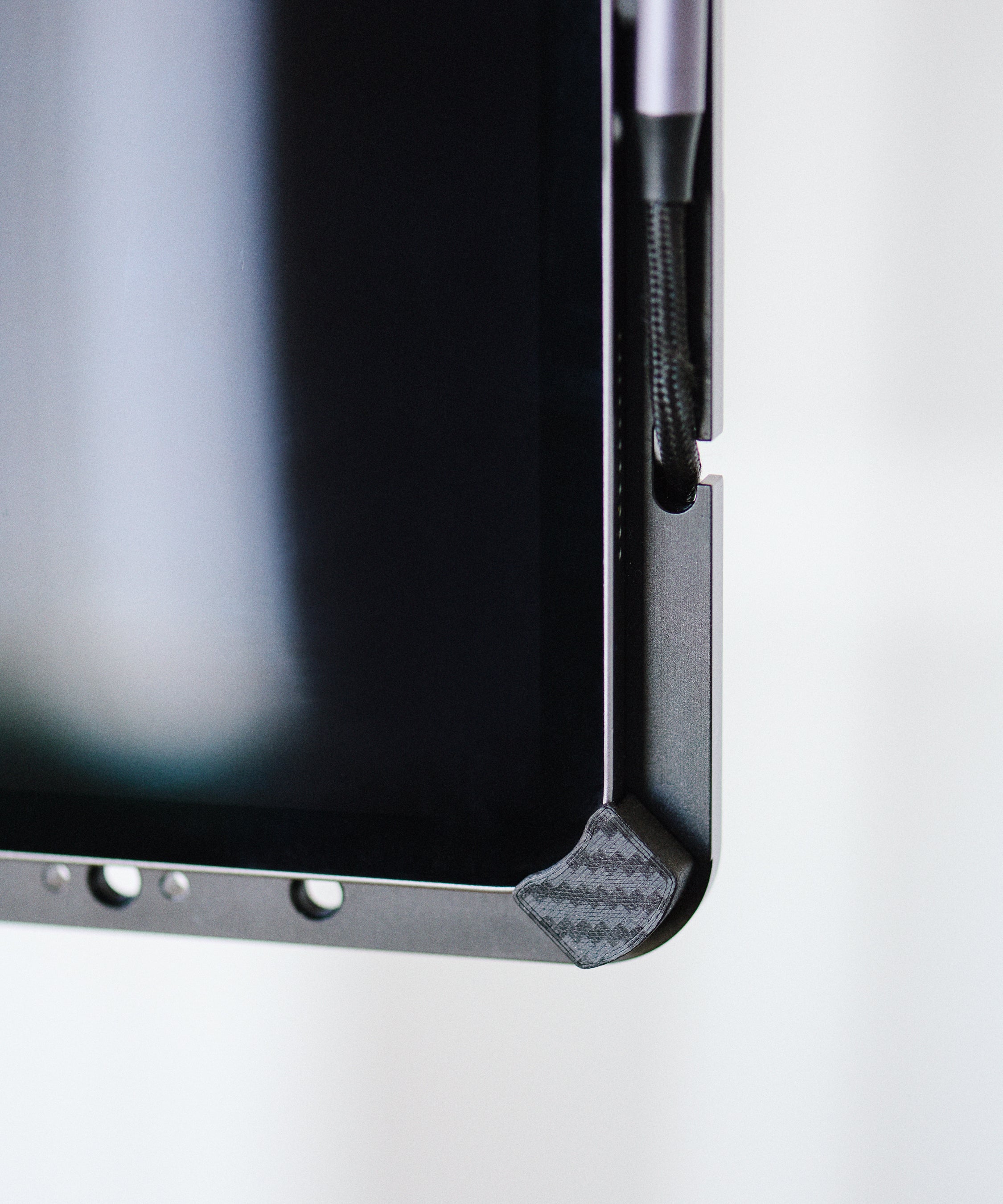 iPad Pro mount with carbon reinforced 3d printed clamps.  